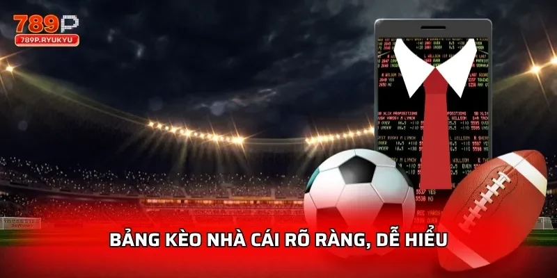 Cá Cược Bóng Đá 789P - Tham Gia Nhanh 3 Bảng kèo nhà cái rõ ràng, dễ hiểu