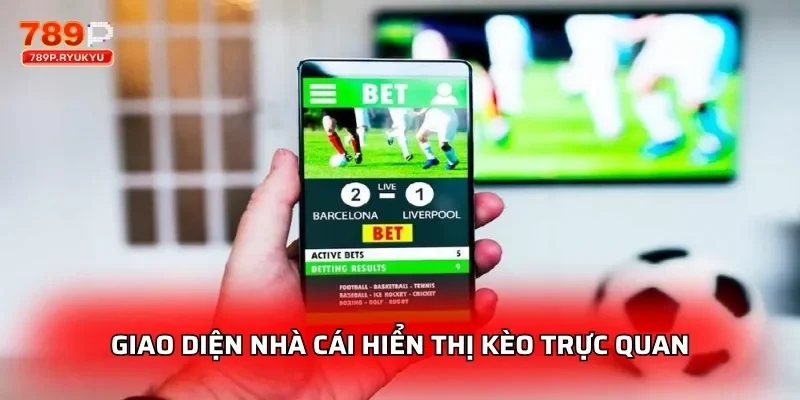 Cá Cược Bóng Đá 789P - Tham Gia Nhanh 1 Giao diện nhà cái hiển thị kèo trực quan