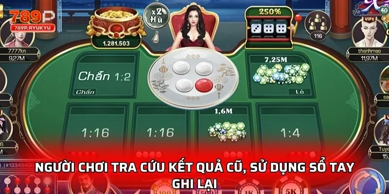 Xóc Đĩa Đổi Thưởng 789P - Trải Nghiệm Game Đỉnh Cao 4 Người chơi tra cứu kết quả cũ, sử dụng sổ tay ghi lại